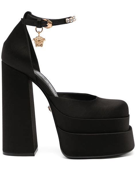 versace salto plataforma|Versace platform shoes.